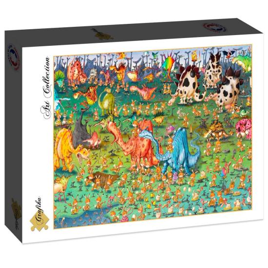 Puzzle Grafika Dinosaures 2000 Pcs