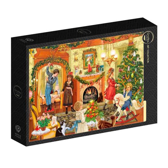 Puzzle Grafika Où Devrions-Nous Accrocher Le Gui 1000 Pcs