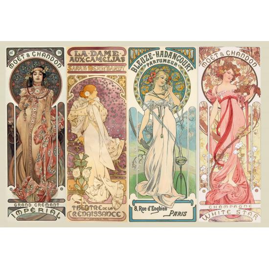 Puzzle Grafika L'Art D'Alfons Mucha 1000 Pieces
