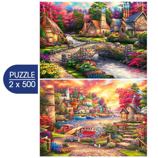 Puzzle Grafika L'Art De Chuck Pinson 2x500 pièces