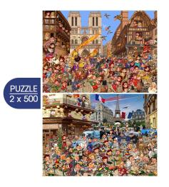 Puzzle Grafika L'Art De François Ruyer 2x500 pièces