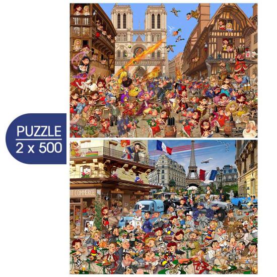 Puzzle Grafika L'Art De François Ruyer 2x500 pièces