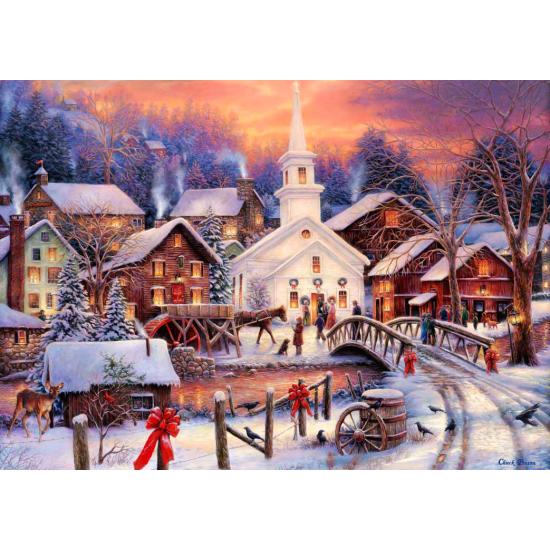 Puzzle Grafika Le chemin de la foi de Noël 1000 pièces