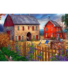 Puzzle Grafika Le Chant des oiseaux Bleus de 1000 Pcs