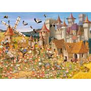 Puzzle Grafika Le Château des Lapins 2000 Pièces