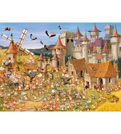 Puzzle Grafika Le Château des Lapins 2000 Pièces
