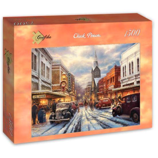 Puzzle Grafika Le Charme de Vivre au Village 1500 Pièces