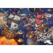 Puzzle Grafika Bataille Spatiale de 1000 Pcs