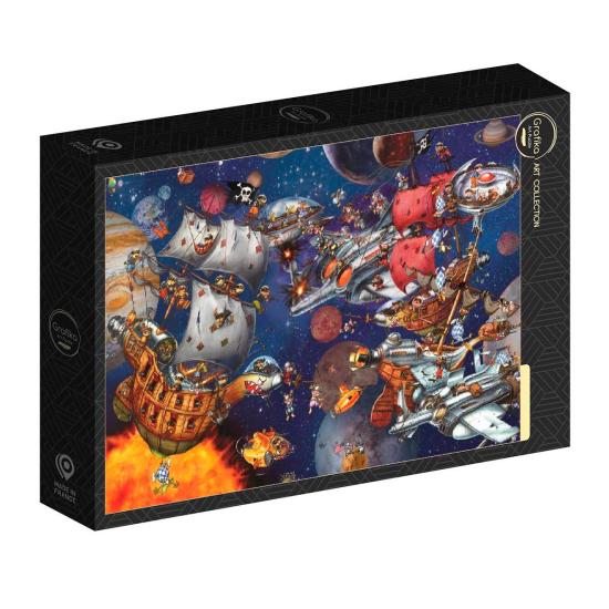 Puzzle Grafika Bataille Spatiale de 1000 Pcs