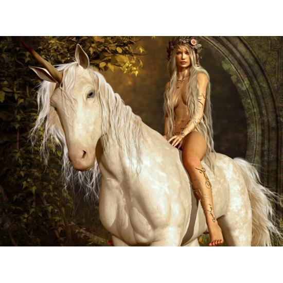 Puzzle Grafika La Fée et la Licorne 2000 Pièces