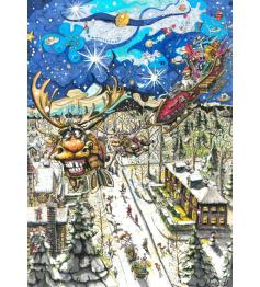 Puzzle Grafika La Tournée Du Père Noël 1000 Pcs