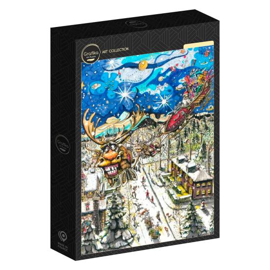 Puzzle Grafika La Tournée Du Père Noël 1000 Pcs