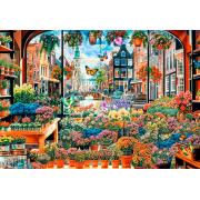 Puzzle Grafika Le Secret Fleuri D'Amsterdam 1000 Pieces