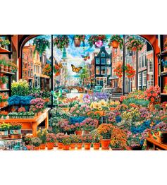 Puzzle Grafika Le Secret Fleuri D'Amsterdam 1000 Pieces