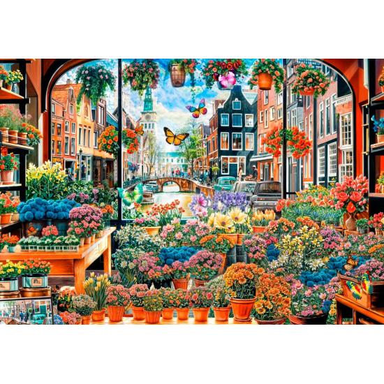 Puzzle Grafika Le Secret Fleuri D'Amsterdam 1000 Pieces