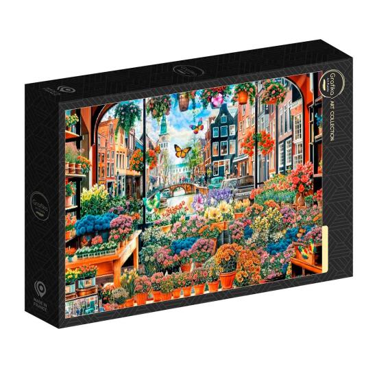 Puzzle Grafika Le Secret Fleuri D'Amsterdam 1000 Pieces