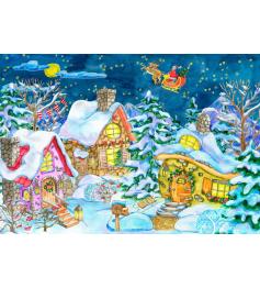 Puzzle Grafika Le Sentier Du Père Noël 1000 Pcs