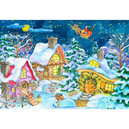 Puzzle Grafika Le Sentier Du Père Noël 1000 Pcs