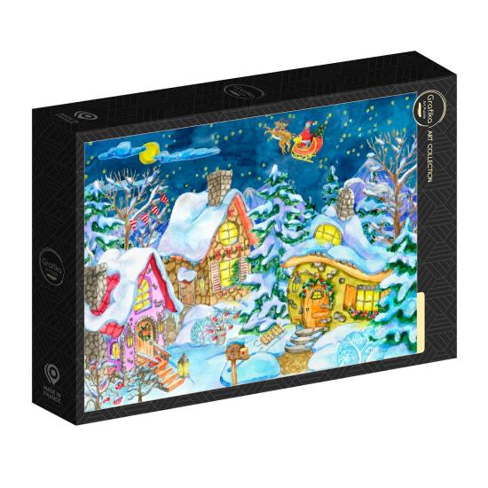 Puzzle Grafika Le Sentier Du Père Noël 1000 Pcs