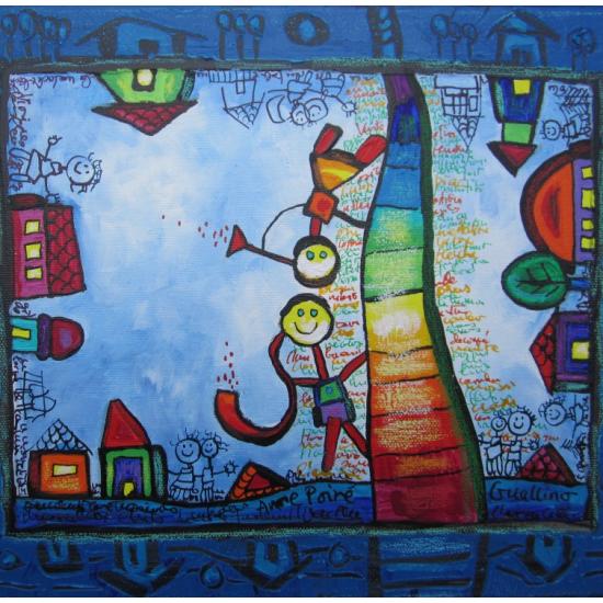 Puzzle Grafika Echelle Jouant Crescendo 1000 pièces