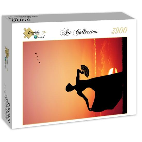 Puzzle Grafika Flamenco au coucher du soleil 3900 pièces