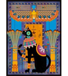Grafika Puzzle Chat égyptien en bleu 2000 pièces