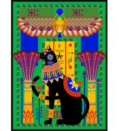 Grafika Puzzle Chat égyptien en vert 2000 pièces