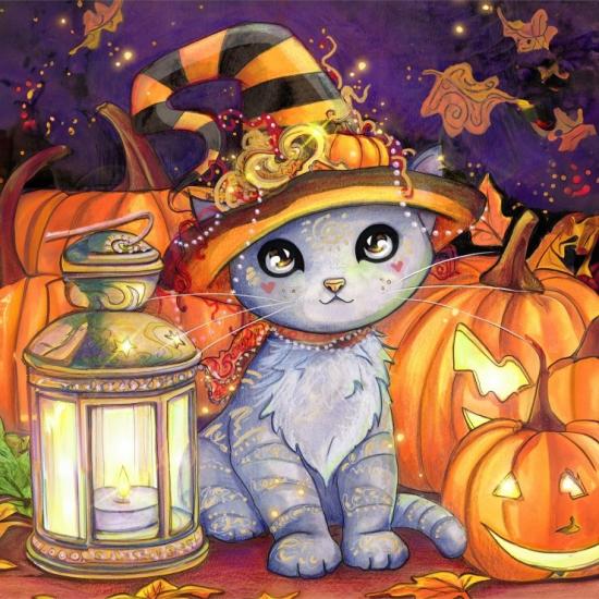 Puzzle Grafika Halloween 1000 Pieces