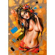 Puzzle Grafika Belle Fille Nue de 1000 Pieces