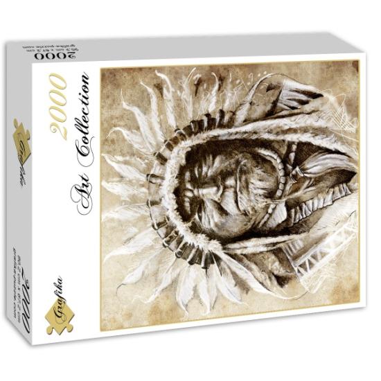 Puzzle Grafika Chef indien 2000 pièces