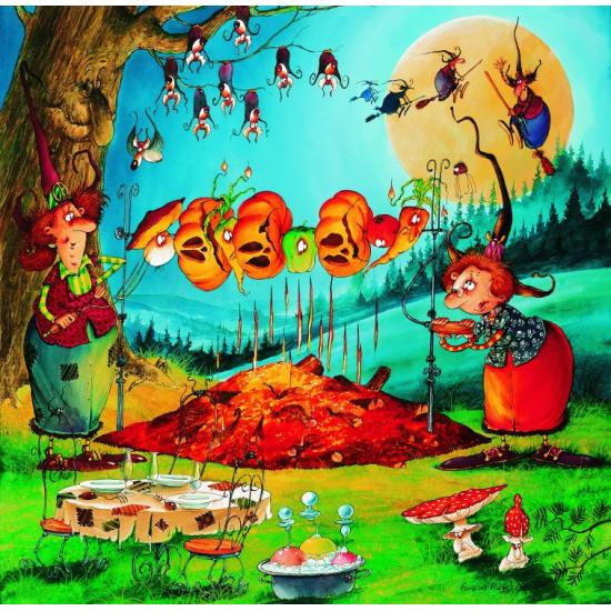 Puzzle Grafika Le Barbecue de la Sorcière 1000 Pièces