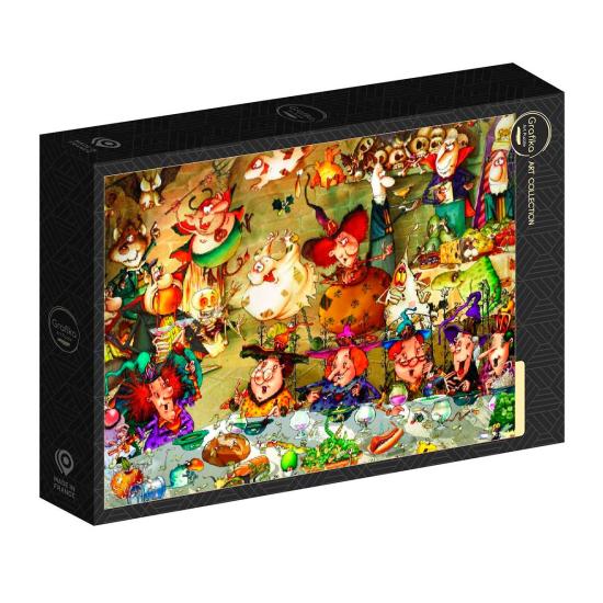 Puzzle Grafika Le Dîner des Sorcières de 1000 Pieces