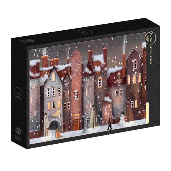 Puzzle Grafika La Ville Sous La Neige 1000 Pcs