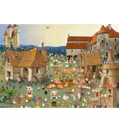Puzzle Grafika La Ferme et le Château de 1000 Pieces
