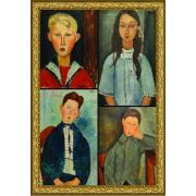 Puzzle Grafika L'ouvre de Modigliani de 1000 Pieces