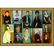 Puzzle Grafika La peinture de Modigliani de 2000 Pièces