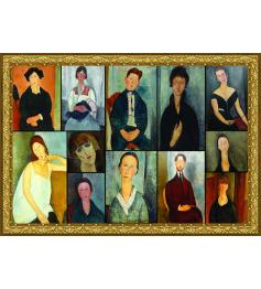 Puzzle Grafika La peinture de Modigliani de 2000 Pièces