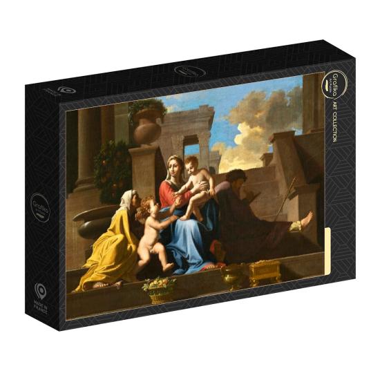 Puzzle Grafika La Sainte Famille sur les Marches de 1000 Pieces