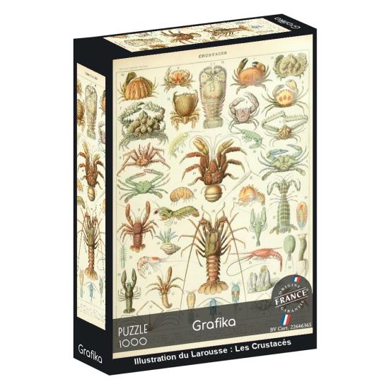 Puzzle Grafika Larousse: Crustacés 1000 Pieces