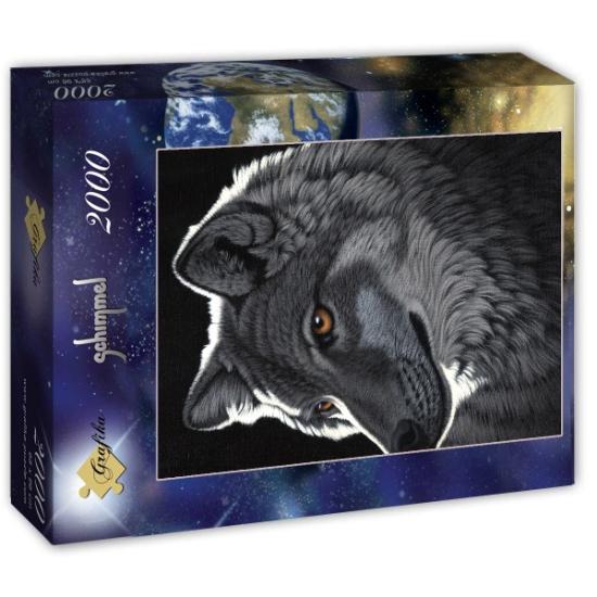 Puzzle Grafika Loup de Nuit 2000 Pièces