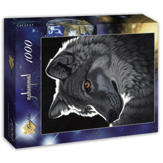 Grafika Puzzle Loup de la Nuit 1000 Pièces