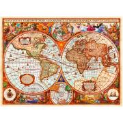 Grafika Puzzle Carte du monde antique 3000 pièces