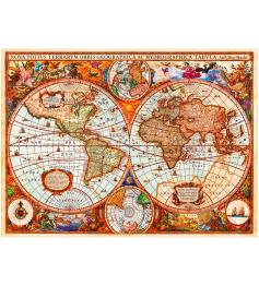 Grafika Puzzle Carte du monde antique 3000 pièces