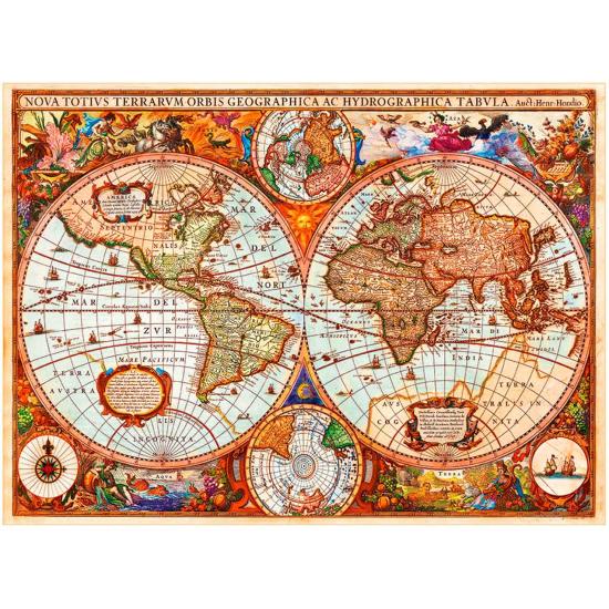 Grafika Puzzle Carte du monde antique 3000 pièces Grafika Puzzle Carte du monde antique 3000 pièces