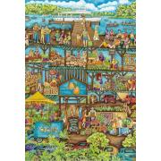 Puzzle Grafika Marché Fermier 1000 Pieces