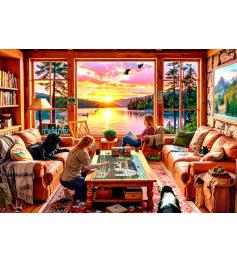 Puzzle Grafika Pendant Qu'Ils Pêchent 1000 Pieces