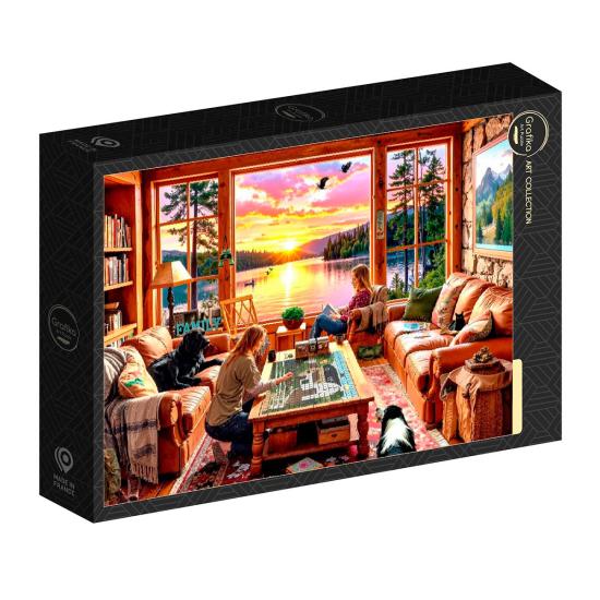 Puzzle Grafika Pendant Qu'Ils Pêchent 1000 Pieces