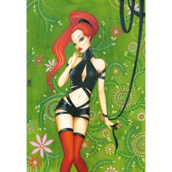 Puzzle Grafika Miss Vert 1000 Pièces