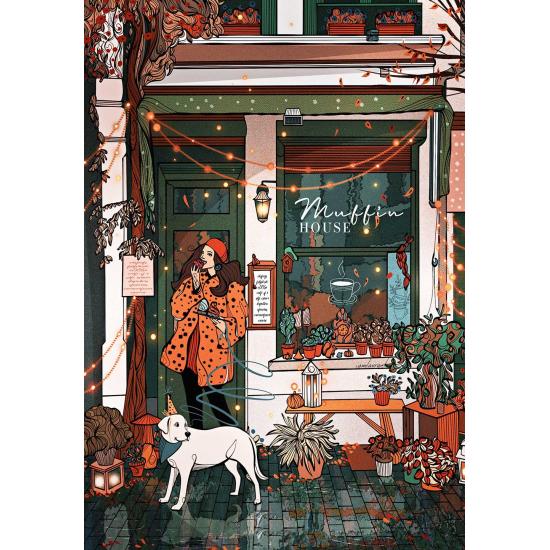 Puzzle Grafika Muffin House 1000 Pieces