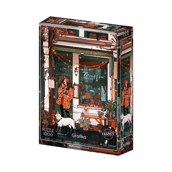 Puzzle Grafika Muffin House 1000 Pieces